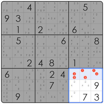 locked candidate sudoku